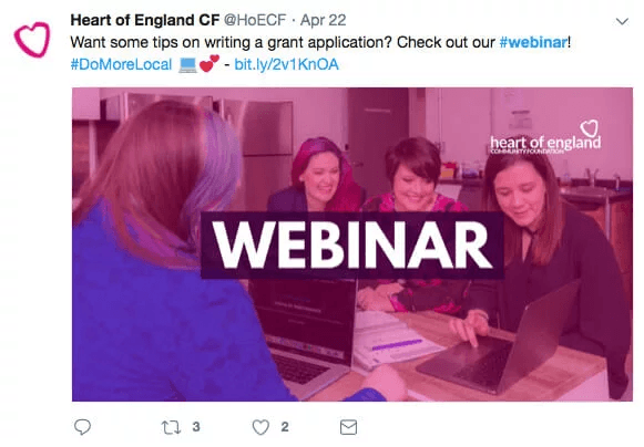 Hashtag Ideas from Heart of England CF