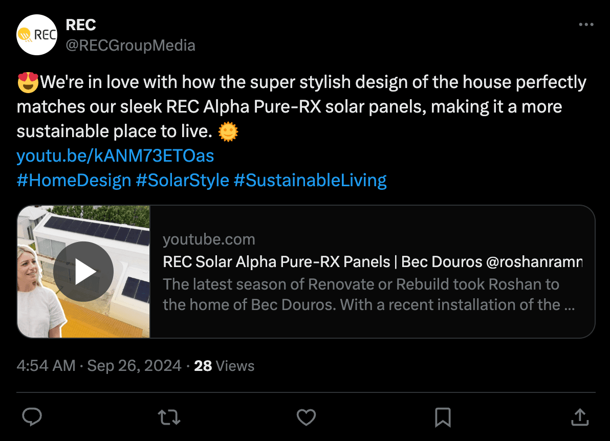 Hashtag Ideas from REC